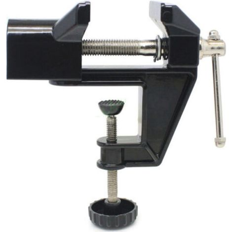 étau D'établi 50 Mm Pince De Table Fixe Base Pivotante