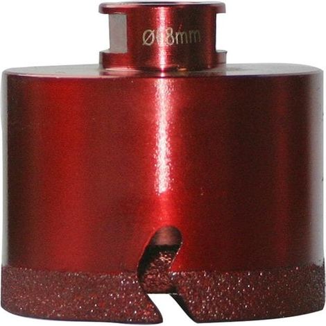 DIEWE Premium Bohrkrone Granit Steinplatten Feinsteinzeug Fliesen Keramik 68mm (1/2)
