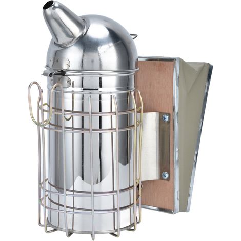 Fumoir Apicole Pointu en Acier Inox pour Ruche - Équipement Apiculture Extérieur (1/5)