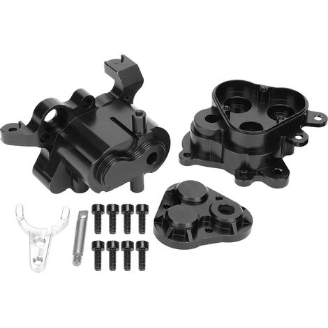 Ersatz-Getriebegehäuse aus Aluminiumlegierung für TRAXXAS TRX-4/6 RC-Car im Maßstab 1:10 (schwarz) (1/5)