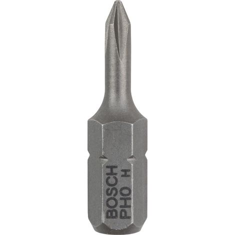 Bosch Accessories 2607001506 Kreuzschlitz-Bit PH 0 extra hart C 6.3 3 St.