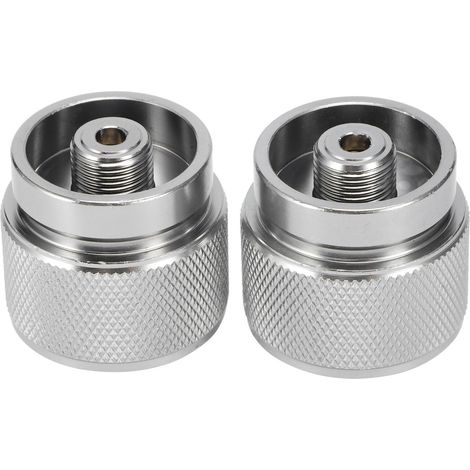 2 Stück G3/4 DN20 FNPT Flachtank-Konverter-Gasfüllventil-Adapter für Campingkocher im Freien (1/5)