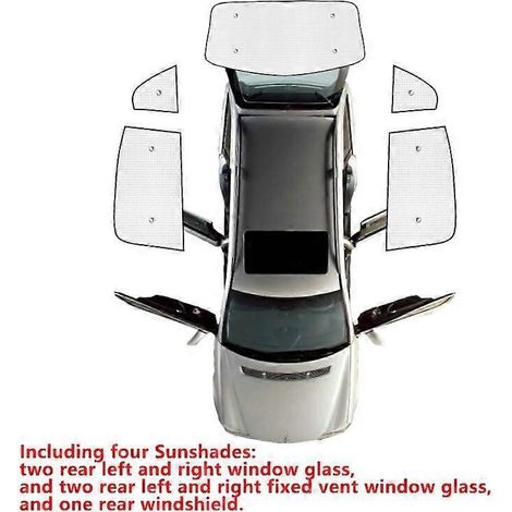 Pare-soleil intégraux pour Kia Stonic 20232017 YB CUV KX1, protection solaire pour pare-brise et vitres, accessoires auto 2022 2021 2020--Pare-soleil arrière (1/5)