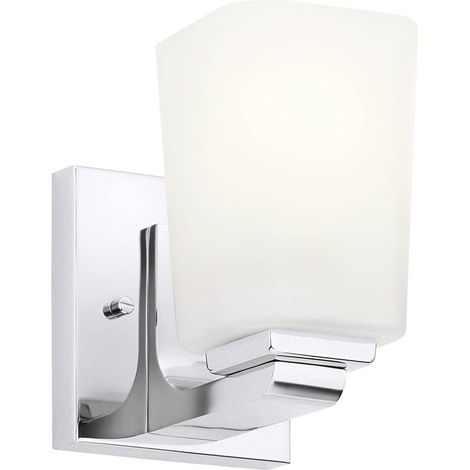 Elstead Kichler Roehm Lampada da parete per bagno Cromo lucido, IP44 (1/5)