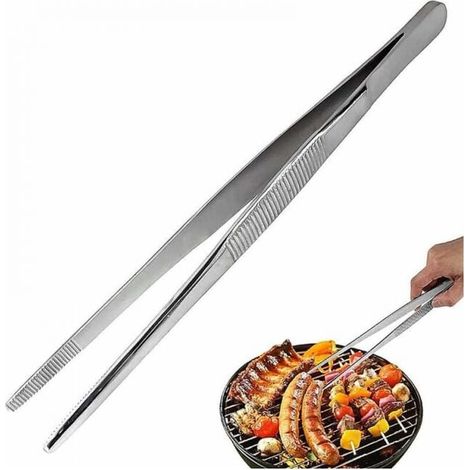 12" kitchen tongs, kitchen tongs, cooking tongs, meat tongs, grill tongs, stainless steel kitchen tongs YMYNY (1/4)