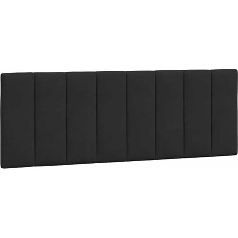Maison Exclusive - Cuscino Testiera Hanko Nero 120 cm in Velluto