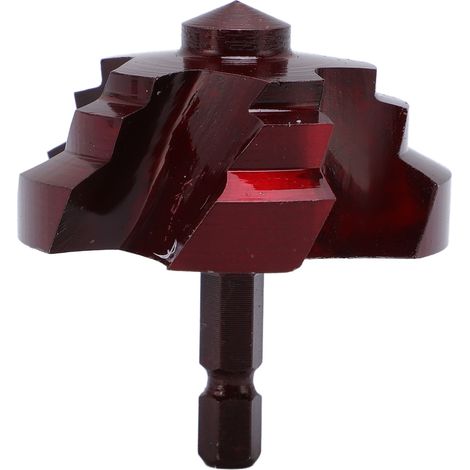 Broca espiral PPR para elevación, 5 estrías, 3,8 cm (1,5 pulg.), vástago hexagonal de 6 mm (1/4 pulg.), para tuberías de 50 mm. (1/5)