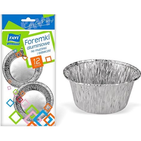 Aluminium-Muffinförmchen, 12 Stück