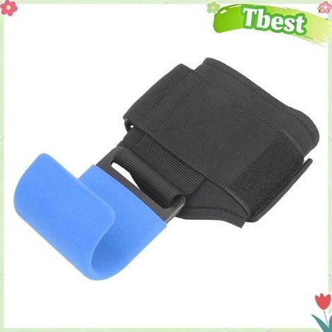 Tbest Crochet de soutien d'haltérophilie Crochet de Traction d'Haltérophilie Sport sport module Crochet de Crochet à rangée bleu (1/5)
