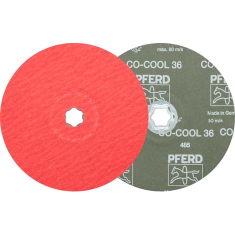 PFERD COMBICLICK Keramikkorn Fiberscheibe Ø 180mm CO-COOL36 für Edelstahl 25 Stk (1/5)