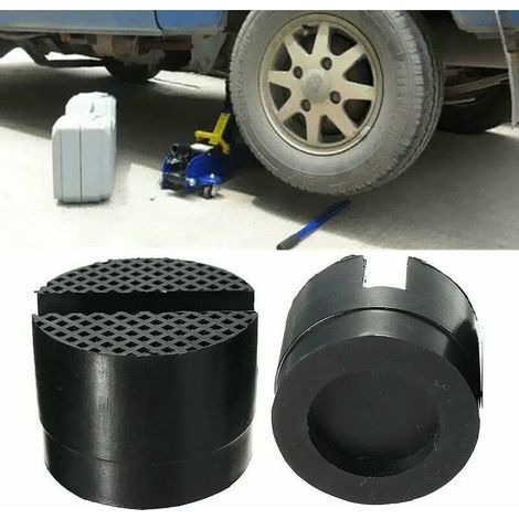 Tampons de protection universels pour cric - Support hydraulique, idéal levage voiture - Protège soubassement (1/4)