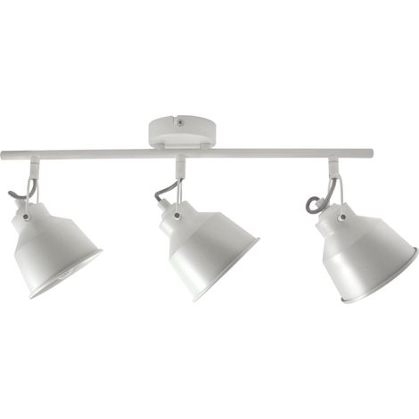 Applique-plafonnier orientable 3xE14 blanc Polux NIKO (1/4)