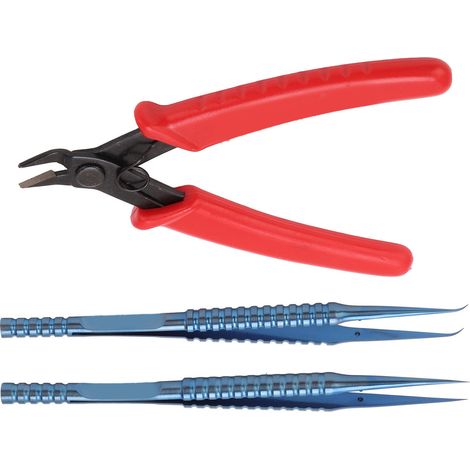 Pince de réparation, kit d'outils de précision pour électricien électronique, pour carte mère de téléphone portable (1/5)