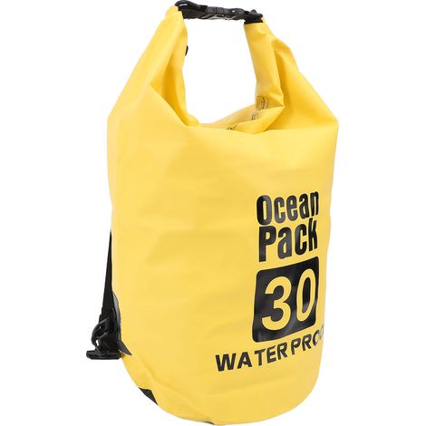 Sacs à viande de gibier de 30 L pour cerf, résistants et réutilisables, en PVC robuste avec cordon de serrage et sangles dorsales, pour quartiers d'élan (jaune). (1/5)