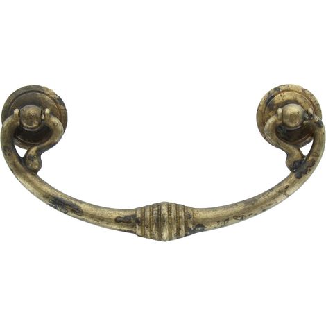 1BL BLISTER MANIGLIA ANTICATA 03027 MM.121X58 OTTONE ANTICO (1/2)