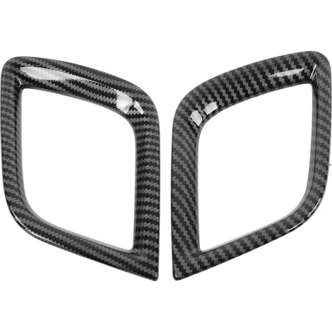 Kit 3 pièces spoiler arrière ABS réglable, antidérapant, résistant à la chaleur, style fibre de carbone universel pour berline (1/5)