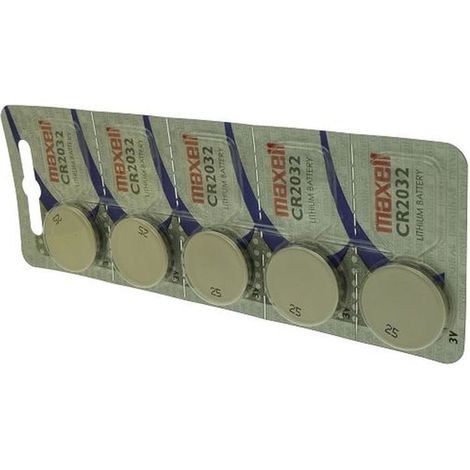 Pack de 5 piles maxell pour DURACELL ECR2032