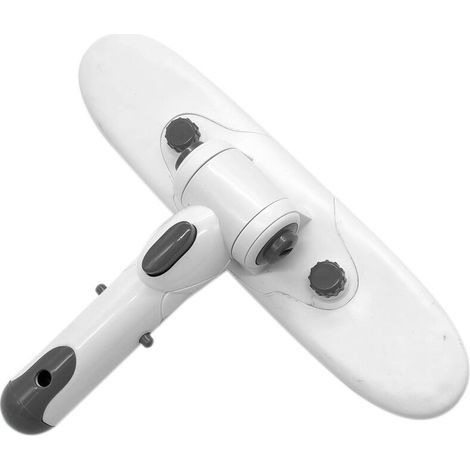 Brosse de nettoyage pour piscine, 25 cm, pour les parois, le fond, les marches et le carrelage, utilisation manuelle dans les spas, les lacs, les fontaines et les baignoires-AquaForge (1/5)
