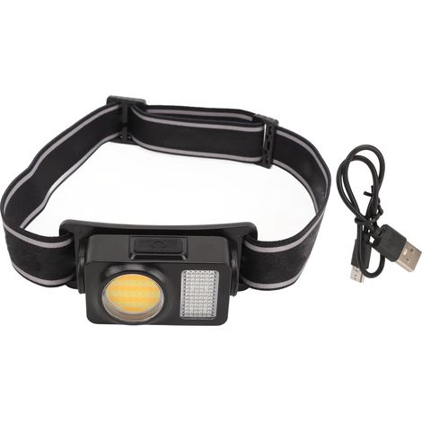 Wiederaufladbare, multifunktionale und verstellbare LED-Stirnlampe, ideal zum Angeln und Laufen. Sie bietet helles LED-Licht und ist per USB aufladbar. Perfekt zum Angeln und Laufen. (1/5)