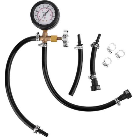 Manomètre de pression de pompe d'injection à connexion rapide, vanne W 0-100 psi, 7 bar (1/5)