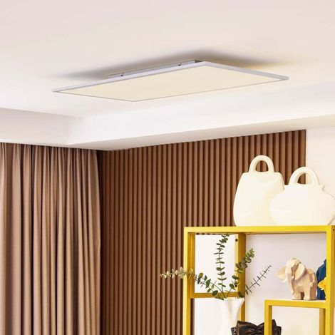 [GEBRAUCHT] B-Ware Lindby LED Panel Leuchte Lamin Lampe dimmbar Fernbedienung CCT 80cm weiß 41W (1/2)