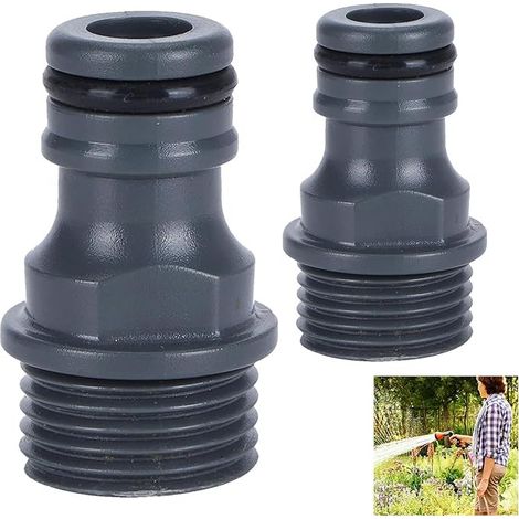 3/4"-Wasserhahnverbinder – Schnellverbinder für den Garten, 2 Stück (1/3)