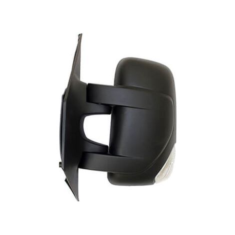 Rétroviseur manuel gauche noir bras court blanc Opel Movano 2 2010-2021