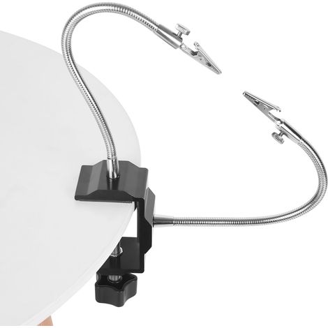 Support universel en métal pour fer à souder électrique, pince de fixation pour la soudure de circuits imprimés DIY. (1/5)