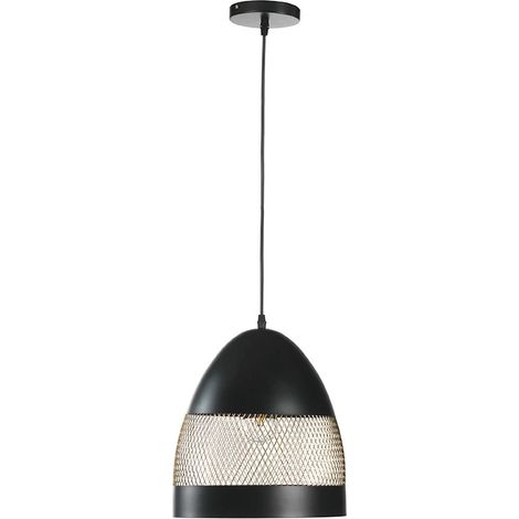 lampadario onli "polly" nera, e27 (1/4)