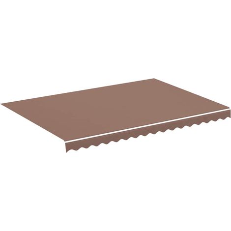 Awning Replacement Fabric Brown 350x250 cm Polyester vidaXL (1/5)