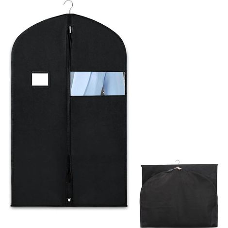 1PC Housse Vetements à Suspendre,100 x 60 cm Housse de Protection Avec Zip (1/5)