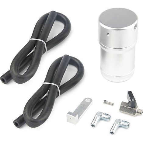 Kit de récupération d'huile moteur compatible avec les moteurs V6 ou V8 3,7 L/4,6 L/5,0 L/5,4 L/6,2 L (modèles 11 à 17, argent) (1/5)