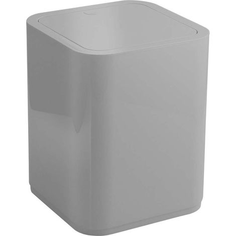 Sapho Gedy Seventy - Cubo de basura 8 l, gris 630908