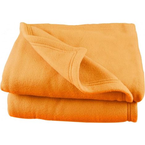 Couverture polaire  220 x 240 cm miel