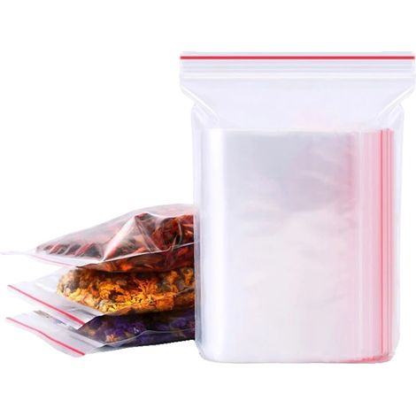 Sacchetti per la conservazione, richiudibili con zip, multiuso, 500 pezzi-b, B-7x10cm (1/2)