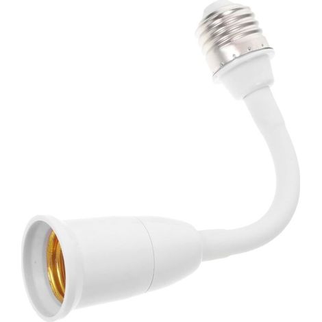 Adaptateur Flexible avec Rallonge pour Douille Ampoule Support pour Éclairage Intérieur et Extérieur Installation Facile (1/4)