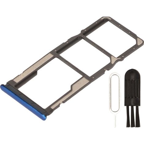 Ersatz-SIM-Kartensteckplatz, SIM-Kartenhalter für Xiaomi Redmi Note 8, blaues Handy (1/5)