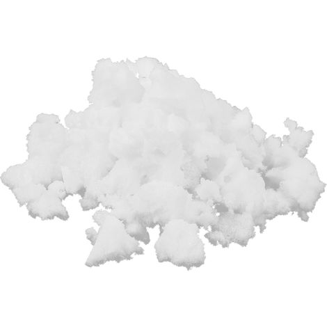 Mousse à Mémoire De Forme Déchiquetée 1 Kg, Garnissage De Pouf Et Coussin, Mousse De Remplissage Légère Et Sûre pour Bricolage, Rembourrage D’Oreiller, Décoration Maison Et Loisirs Créatifs