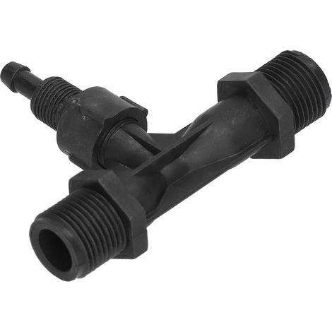 Injecteur de mélange gaz-liquide à tube Venturi en PVDF pour générateur d'ozone et irrigation agricole G1/2 po (1/5)