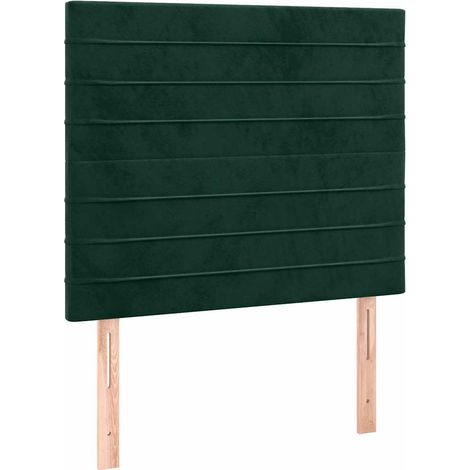 Maison Exclusive - Testiera Verde Scuro 80x5x118/128 cm Velluto
