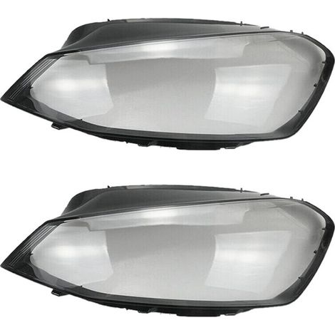 unidades para 7 MK7 2014 2015 2016 2017 Cubierta de faro delantero con lente transparente (lado izquierdo) (1/2)
