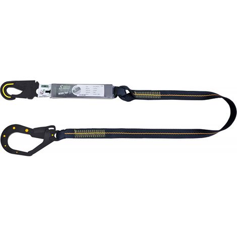 Cinghia di sicurezza dielettrica in fettuccia con assorbitore di energia e connettori - 2 m - FA3030820