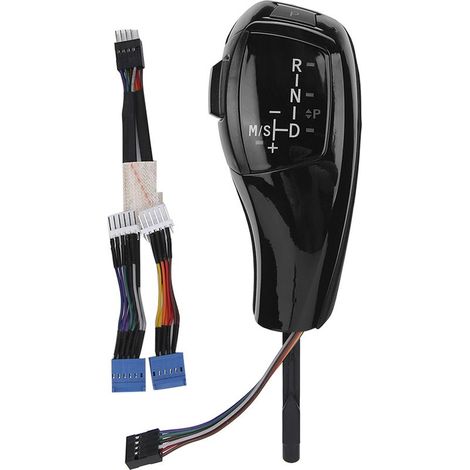 Kit di conversione pomello cambio automatico a LED stile F30 per BMW E90 E92 E84 E89 (argento) (1/5)