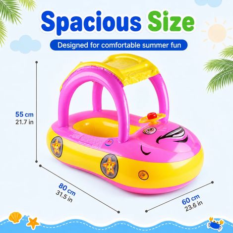 Bateau gonflable pour bébé, adapté aux tout-petits