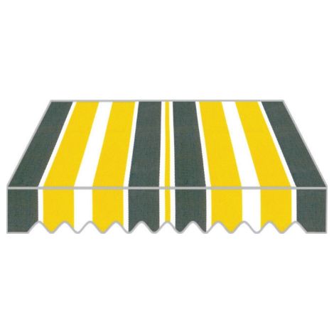 Auvent abattant P3002 cm 200x250 structure aluminium tissu d'ombrage polyester pour usage exte'rieur
