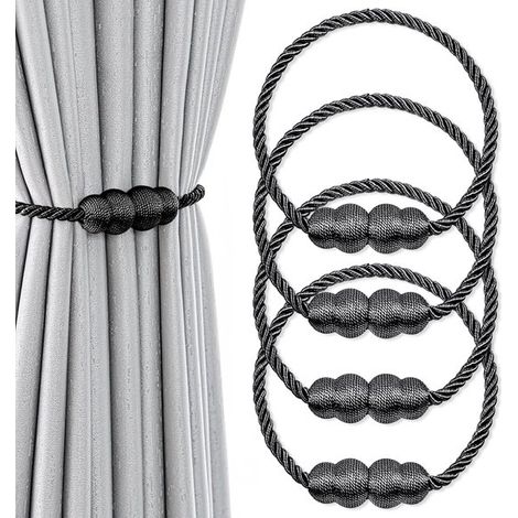 Famanu – Fermatende magnetici - set da 4 - per uso interno ed esterno - facili da applicare e decorativi (1/5)
