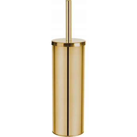 Escobilla de baño de pie LAVEO MIRI, con cerradura, color dorado
