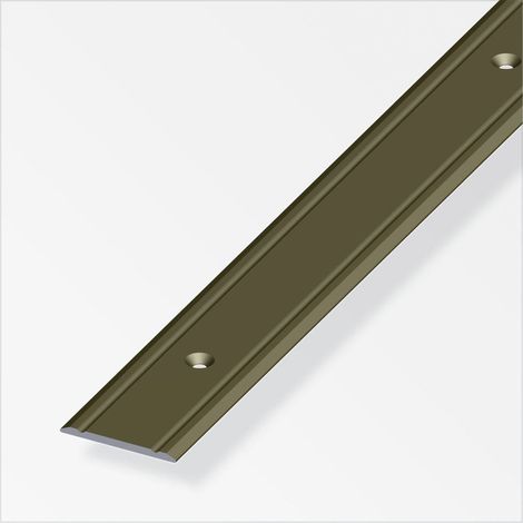 alfer Übergangsprofil 2 m, 30 x 2 mm Aluminium eloxiert bronze Übergangsprofil