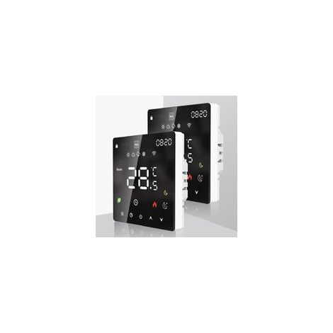 Thermostat intelligent pour chauffe-eau électrique – Affichage LCD + programmation hebdomadaire – Modèle universel (1/5)