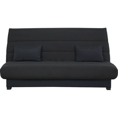 Banquette Clic clac SALMA 130 x 190, pearl noir (1/5)